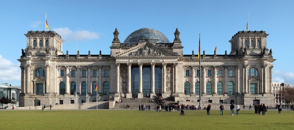 The Reichstag building, home to Germany's federal parliament, the Bundestag, in Berlin.