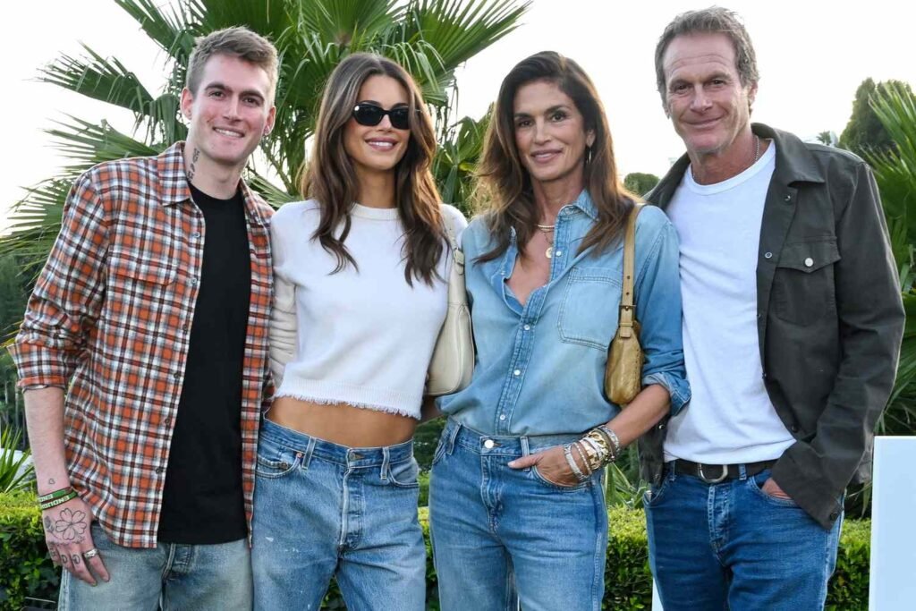 Presley Gerber pictured with members of the Crawford-Gerber family.