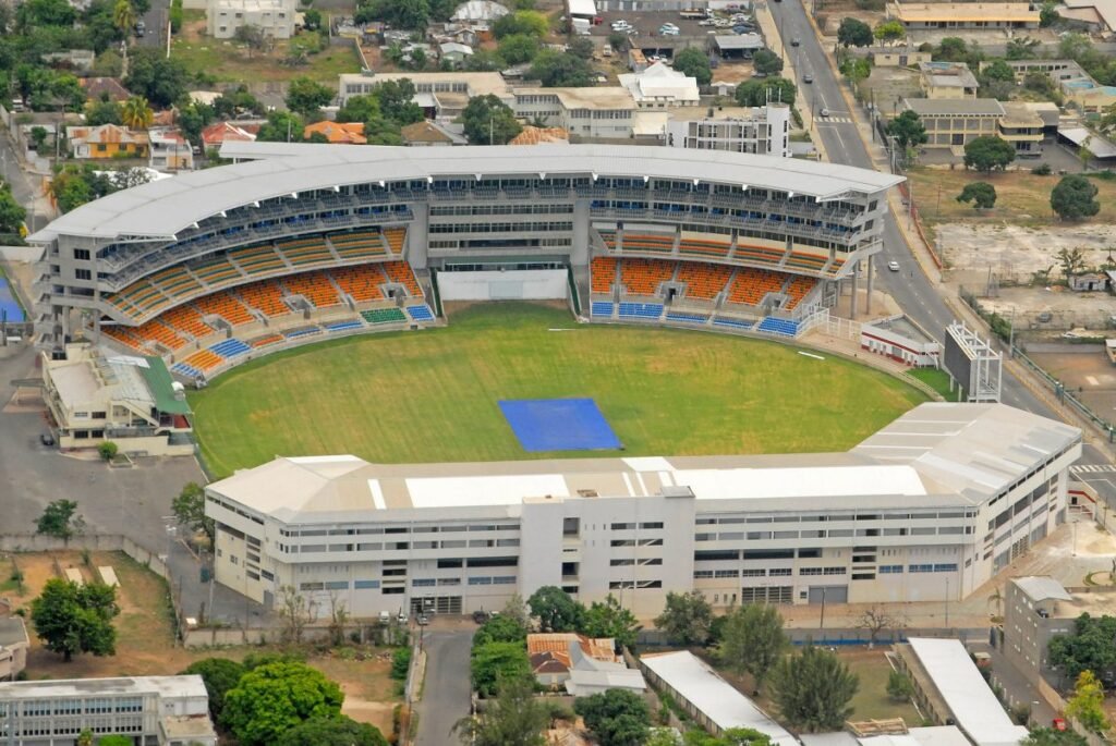 Sabina Park stadium in Kingston, Jamaica, venue for the Haiti-Trinidad and Tobago Nations League match.