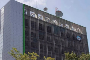 TSTT headquarters in Trinidad and Tobago amid an investigation into former acting chief executive Keino Cox