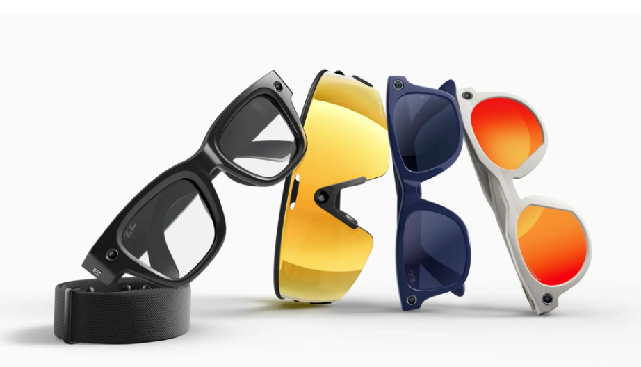 Ray-Ban Meta Audio camera-free smart glasses displayed against a neutral background