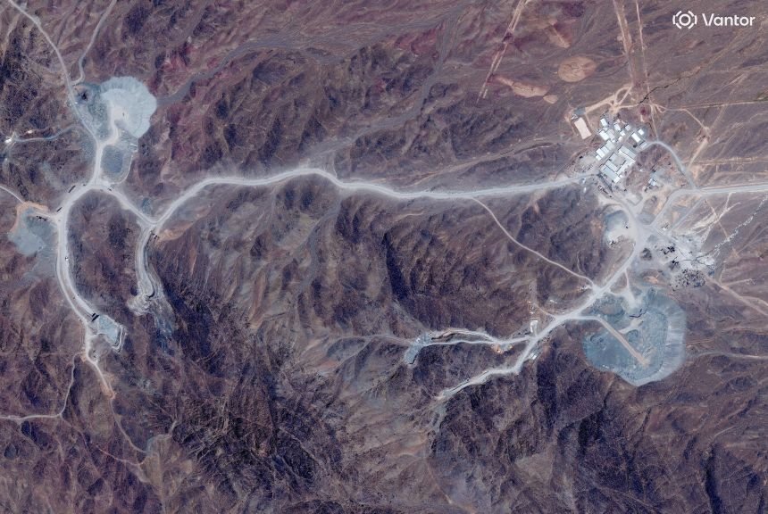 Pickaxe Mountain area in Iran, discussed as a possible target in U.S. military planning.
