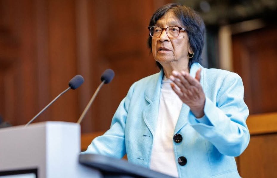 Navi Pillay at the Nobel announcement