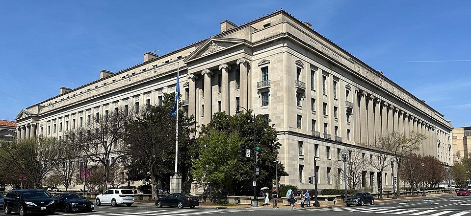 U.S. Justice Department building