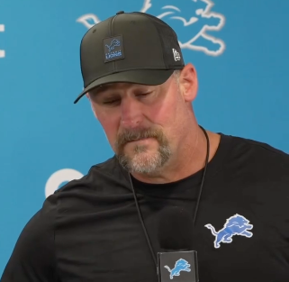 Detroit Lions head coach Dan Campbell speaks to reporters about his memory of Mike Ditka.

