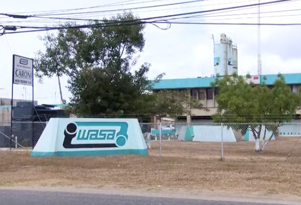 The exterior of the Water and Sewerage Authority office building.