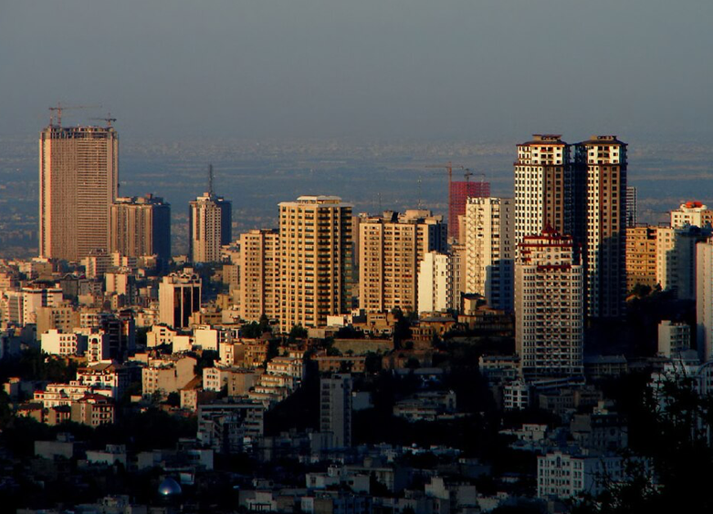 The Tehran skyline 